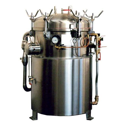 Autoclave de laboratorio - AURIOL - vertical / de carga superior / con contrapresión