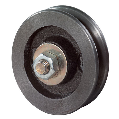 Rueda monobloque - A15 series - BS Rollen GmbH - de hierro fundido / con ranuras