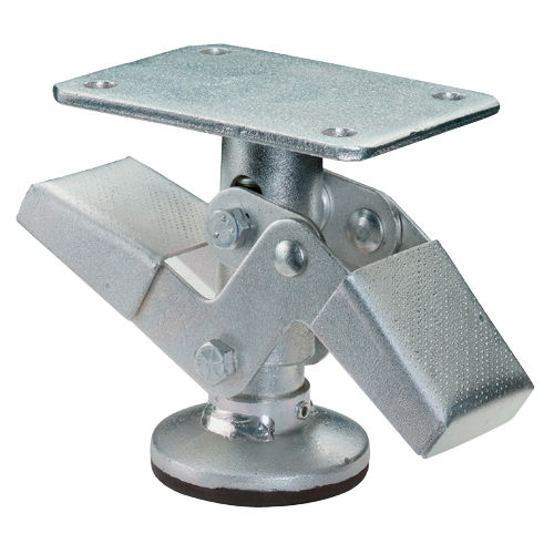 Pie de máquina - T220 series - BS Rollen GmbH - de acero / reglable