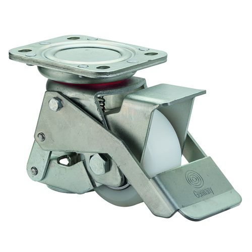 Ruedecilla giratoria - W120.B15 series - BS Rollen GmbH - con platino giratorio / de acero / de plástico