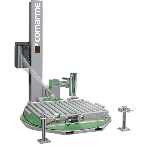 Envolvedora con plataforma giratoria - RONDA STATION - COMARME - automática / con rodillos motorizados