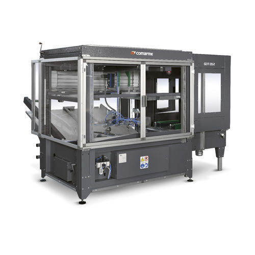 Formadora de cajas de cartón automática - F2008 + GEM B52 - COMARME - cinta adhesiva / neumática
