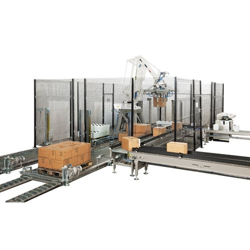 Célula robotizada de manipulación - DUETTI PACKAGING SRL - de paletización