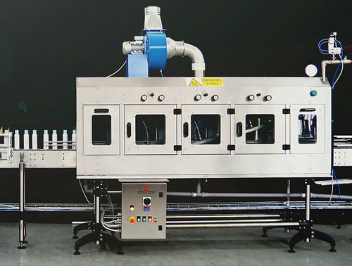 Túnel de retracción de vapor - E-Packaging Srl - con túnel de gas / para mangas termorrectráctiles