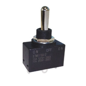 Interruptor basculante - ETW series - Nidec Copal Electronics - unipolar / IP67 / montado en panel