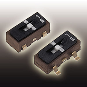 Interruptor de corredera - CJS series - Nidec Copal Electronics - unipolar / SPDT / antipropagación de llamas