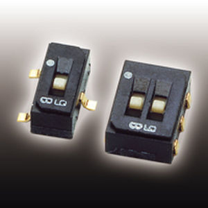 Interruptor de corredera - CAS series - Nidec Copal Electronics - SMD / unipolar / antipropagación de llamas