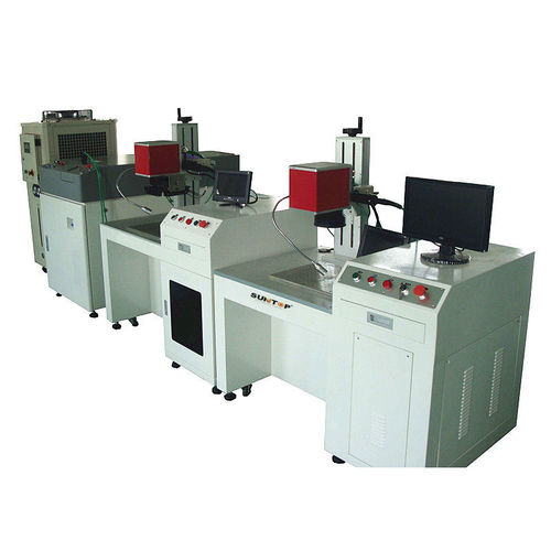 Máquina de soldar láser de fibra - ST-P300-S - Suzhou Suntop Laser Technology CO.,LTD - automática / para cobre / para componentes electrónicos