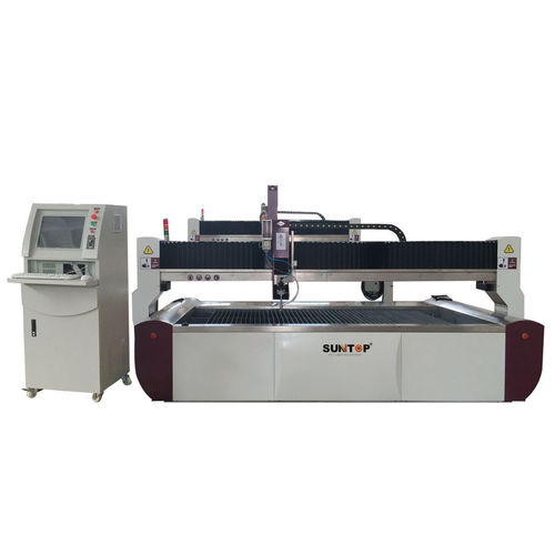 Máquina de corte con chorro de agua - ST-WJ-L3015-AMC - Suzhou Suntop Laser Technology CO.,LTD - para acero inoxidable / para aluminio / para granito