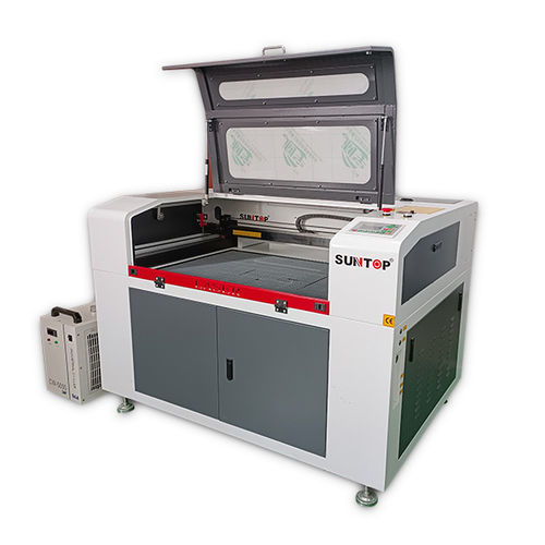 Máquina de corte láser CO2 - ST-CC6040/9060/1390/1325 - Suzhou Suntop Laser Technology CO.,LTD - para material plástico / para madera / para cuero