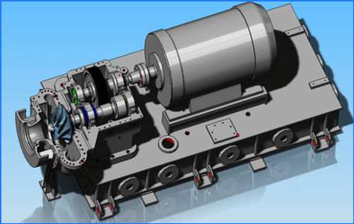 Compresor de gas - Shaanxi Blower (Group) Co., Ltd. - sin motor / estacionario / de uso alimentario