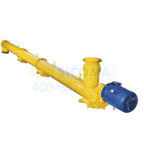Transportador de tornillo - Sicoma Zhuhai Co., Ltd - anchas / de cemento / de rodamiento