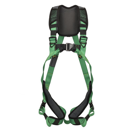 Arnés anticaída - V-FIT - MSA - con punto de fijación lateral / elástico / D-ring