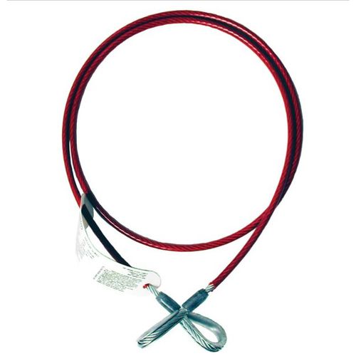 Eslinga de cable - MSA - galvanizada / puntos de fijación