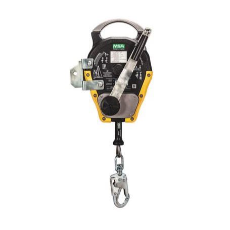 Cabrestante manual - Workman® - MSA - de elevación / de engranaje / de acero inoxidable