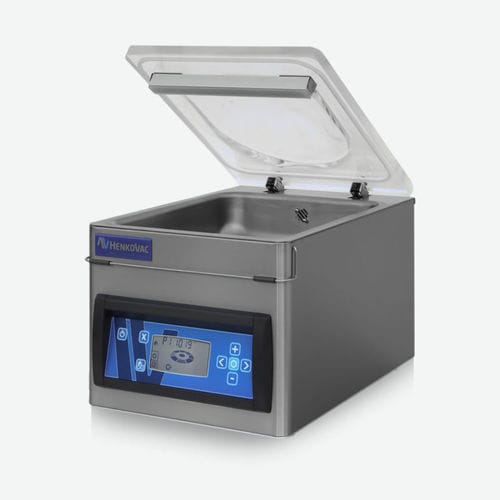 Máquina de embalaje con alimentación manual - T4 - Henkovac - de vacío / de mesa / para productos alimentarios