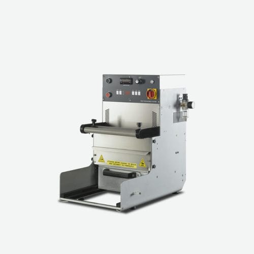 Operculadora lineal - TPS MINI - Henkovac - automática / para la industria alimentaria / al vacío
