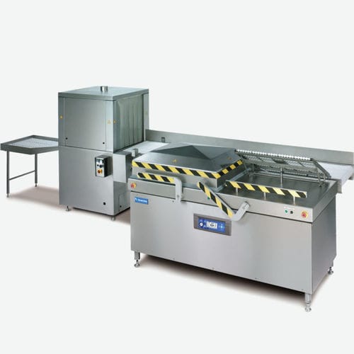 Línea de embalaje para productos alimentarios - A5000 series - Henkovac - de vacío / automática