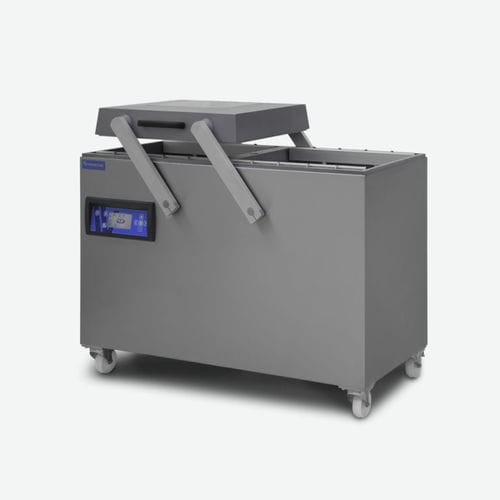 Máquina de embalaje con alimentación manual - D6 - Henkovac - de doble campana / para productos alimentarios / para la industria agroalimentaria