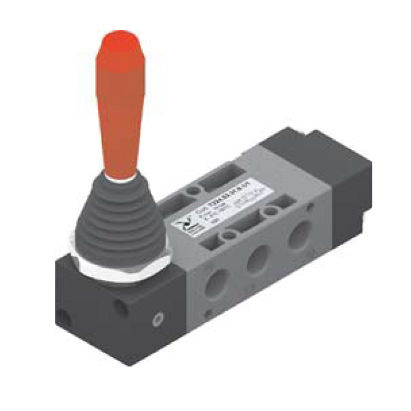 Distribuidor neumático con control manual - VAP Industrie - de cajón / compacto