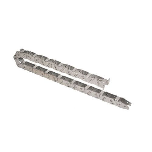 Cadena portacables abierta - Gortrac® SA - Dynatect Manufacturing, Inc. - de acero inoxidable