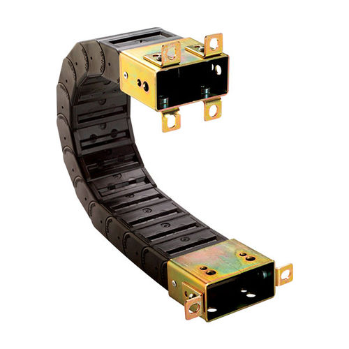 Cadena portacables cerrada - Nylatube® N series - Dynatect Manufacturing, Inc. - de plástico / ligera