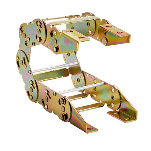 Cadena portacables abierta - Gortrac® MA  - Dynatect Manufacturing, Inc. - de metal / con separadores