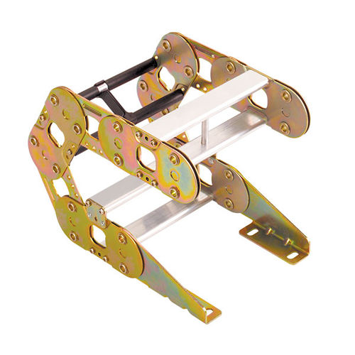 Cadena portacables abierta - Gortrac® SRC - Dynatect Manufacturing, Inc. - de metal / con separadores