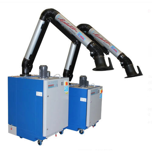 Extractor de humo móvil - Cleaning DF series - CORAL - de soldadura / de cartucho / con brazo de extracción