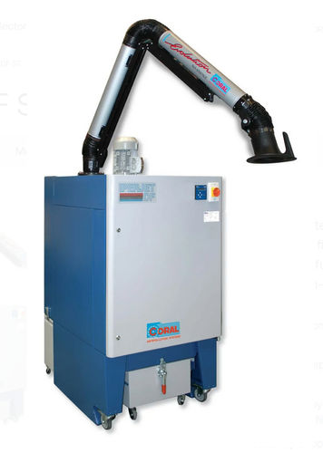 Extractor de humo móvil - Iperjet DF ST series - CORAL - de soldadura / de cartucho / con brazo de extracción