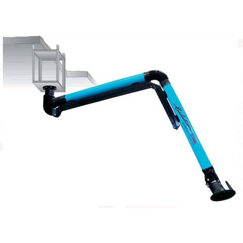 Brazo de extracción fijo - Evolution NO SMOKE ST series - CORAL - flexible / articulado / de humo