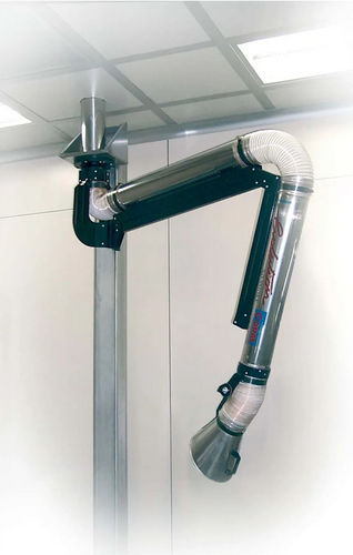 Brazo de extracción fijo - Evolution NO SMOKE ATEX series - CORAL - flexible / rígido / para polvo