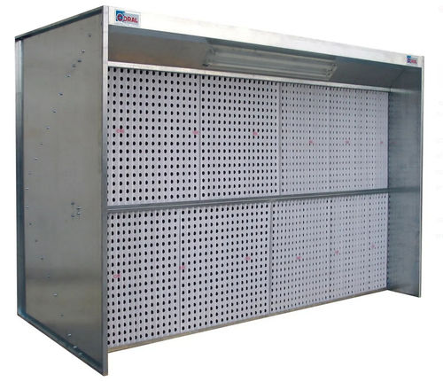 Cabina de pintura abierta - TECNODRY series - CORAL - para piezas de recambio / con filtro / ATEX