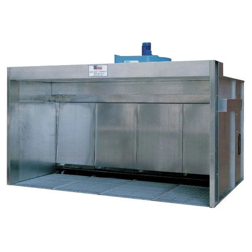 Cabina de pintura abierta - Zincvelo ZSP series - CORAL - para piezas de recambio / con cortinas de agua / modular