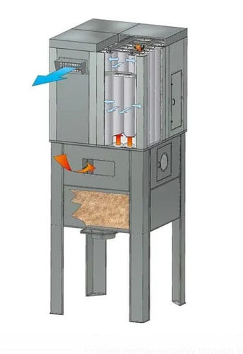 Unidad de filtración de gravedad - Mec SILO series - CORAL - de aire / de polvo / modular