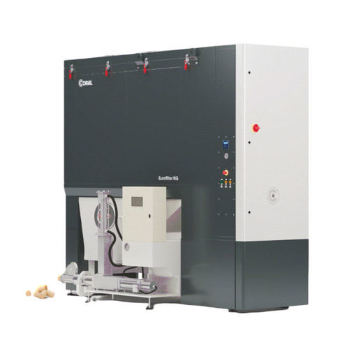 Desempolvador de bolsas cilíndricas - Eurofilter NG BRIC series - CORAL - con agitador mecánico / compacto / autolimpiante