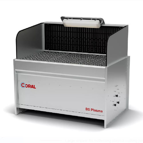 Mesa aspirante para corte por plasma - BS PLASMA series - CORAL - para el desempolvado