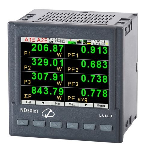 Dispositivo de medición de potencia empotrable - ND30IoT - LUMEL - trifásico