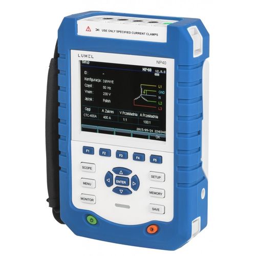Analizador de calidad de la energía - NP40 - LUMEL - portátil / en tiempo real / digital