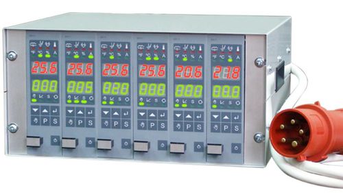 Controlador de temperatura con pantalla LCD - SR11 - LUMEL - para moldeado por inyección