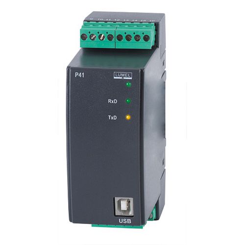 Transductor de potencia en riel DIN - P41 - LUMEL - monofásico