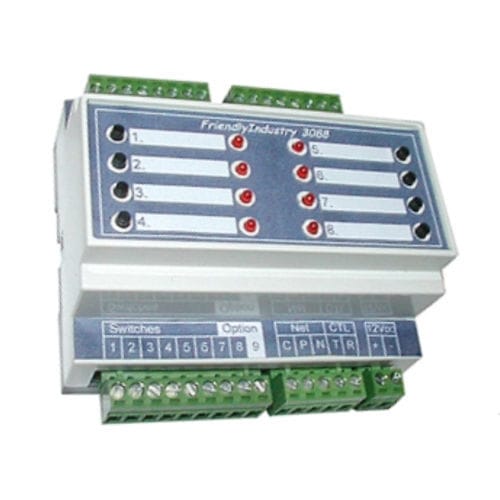 Módulo E/S digital - IA-3088-2 - Intelligent-Appliance - RS-485 / RS-232 / 8 entradas digitales