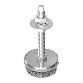 Soporte antivibratorio cilíndrico - PDM series - Hutchinson Precision Sealing Systems - de acero inoxidable / para prensa / para máquinas