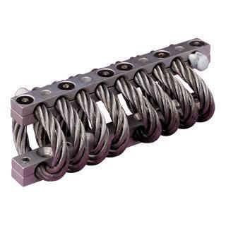 Abrazadera de cable de acero galvanizado - Vibcable - Hutchinson Precision Sealing Systems - de aluminio / de acero inoxidable / de presión