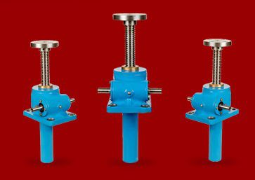 Gato de husillo de husillo de rosca trapecial - MWJ series - Gears and Gear Drives (India) Pvt. Ltd - husillo traslante / de aluminio / de aleación de acero