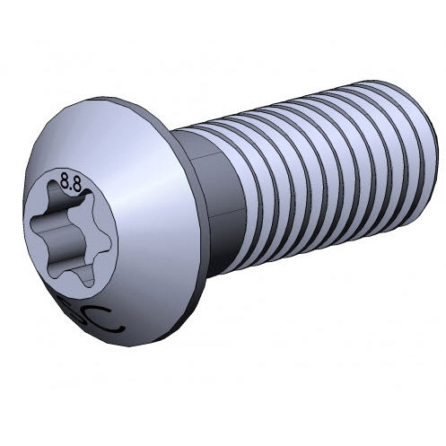 Tornillo de cabeza abombada - 3512 S-VZ 01 series - TecEnMa GmbH - torx / de acero zincado / autorroscante