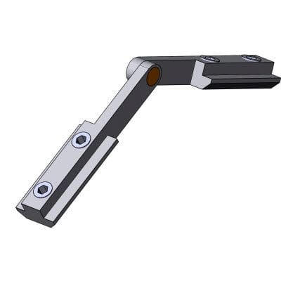 Conexión pivotante para ensamblaje de perfiles - 4110 S 0154 VZ 01 - TecEnMa GmbH