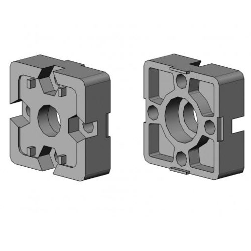 Conector de perfil de aluminio - 4201 AL - EL 01 series - TecEnMa GmbH - moldeado a presión
