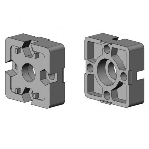 Conector de perfil de aluminio - 4202 AL - EL 01 series - TecEnMa GmbH - moldeado a presión
