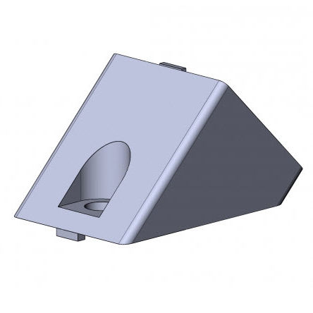 Conector de perfil de aluminio - 4408 A 4040 SI 01 - TecEnMa GmbH